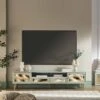Frances Woven Rattan 200cm Wide TV Unit, Mint 21 Frances Woven Rattan 200cm Wide TV Unit, Mint -Daals Store FT LGTV 06 SAGE main