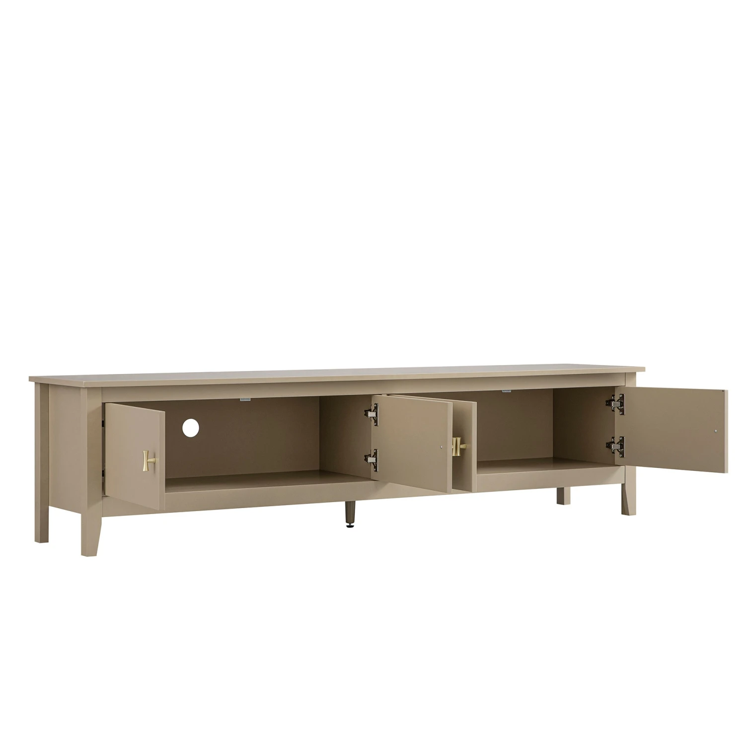 Oakham 180cm Wide TV Unit, Deep Greige 5 Oakham 180cm Wide TV Unit, Deep Greige - Image 5