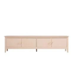 Oakham 180cm Wide TV Unit, Nude Pink