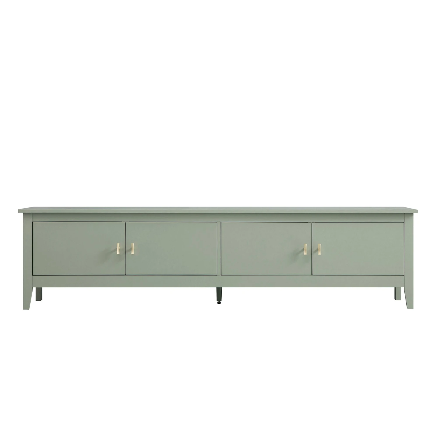 Oakham 180cm Wide TV Unit β Desert Sage Green 4-Door Media Console 1 Oakham 180cm Wide TV Unit β Desert Sage Green 4-Door Media Console