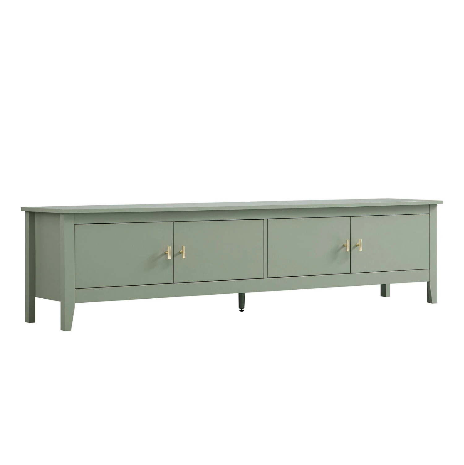 Oakham 180cm Wide TV Unit β Desert Sage Green 4-Door Media Console 2 Oakham 180cm Wide TV Unit β Desert Sage Green 4-Door Media Console - Image 2