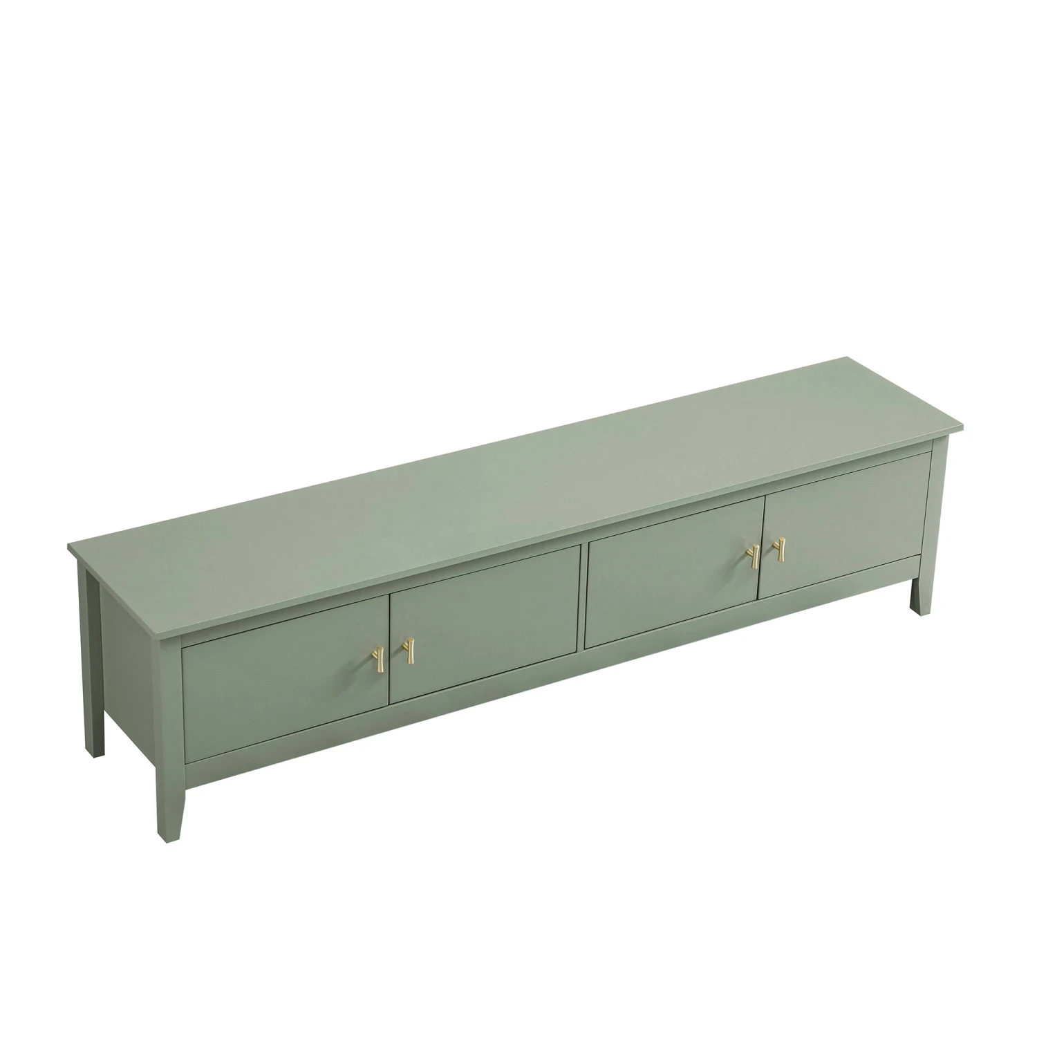 Oakham 180cm Wide TV Unit β Desert Sage Green 4-Door Media Console 6 Oakham 180cm Wide TV Unit β Desert Sage Green 4-Door Media Console - Image 6