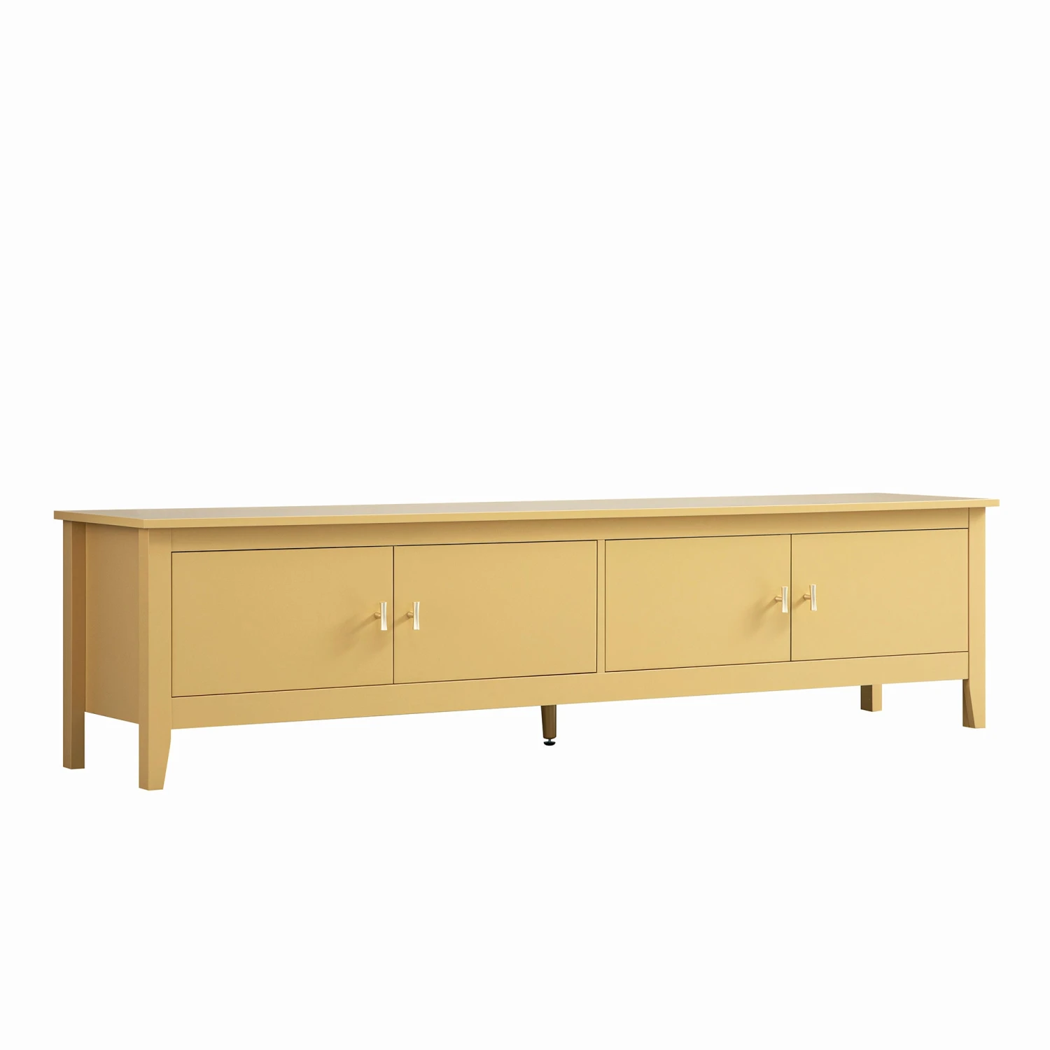 Oakham 180cm Wide TV Unit, Rattan Yellow 2 Oakham 180cm Wide TV Unit, Rattan Yellow - Image 2