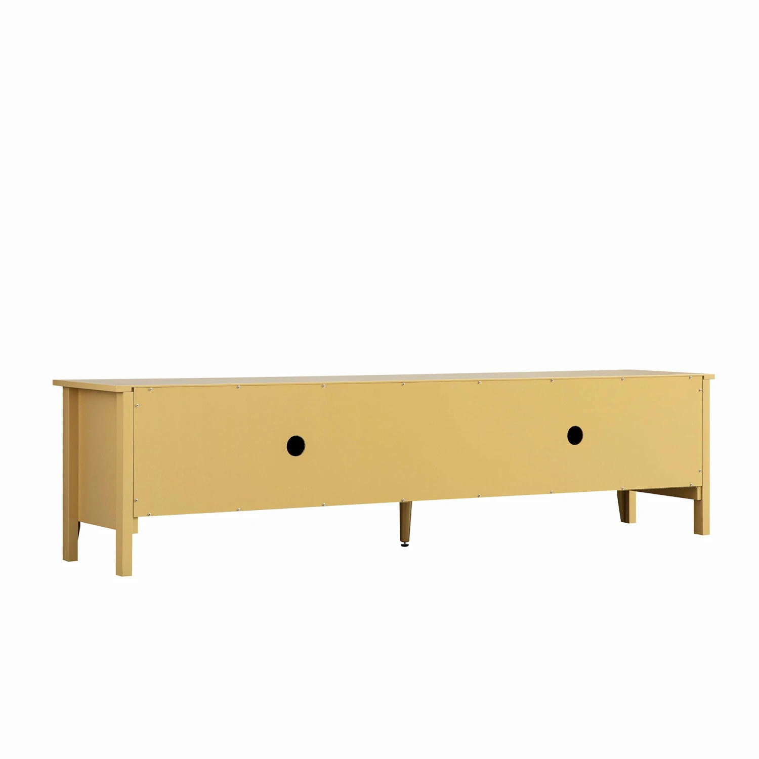 Oakham 180cm Wide TV Unit, Rattan Yellow 8 Oakham 180cm Wide TV Unit, Rattan Yellow - Image 8