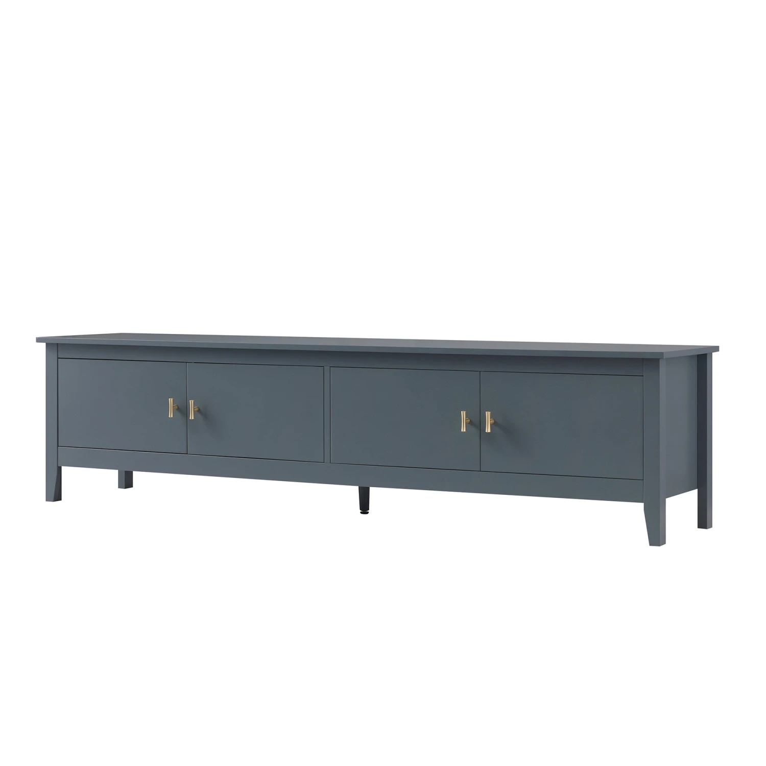 Oakham 180cm Wide TV Unit, Stormy Blue 2 Oakham 180cm Wide TV Unit, Stormy Blue - Image 2