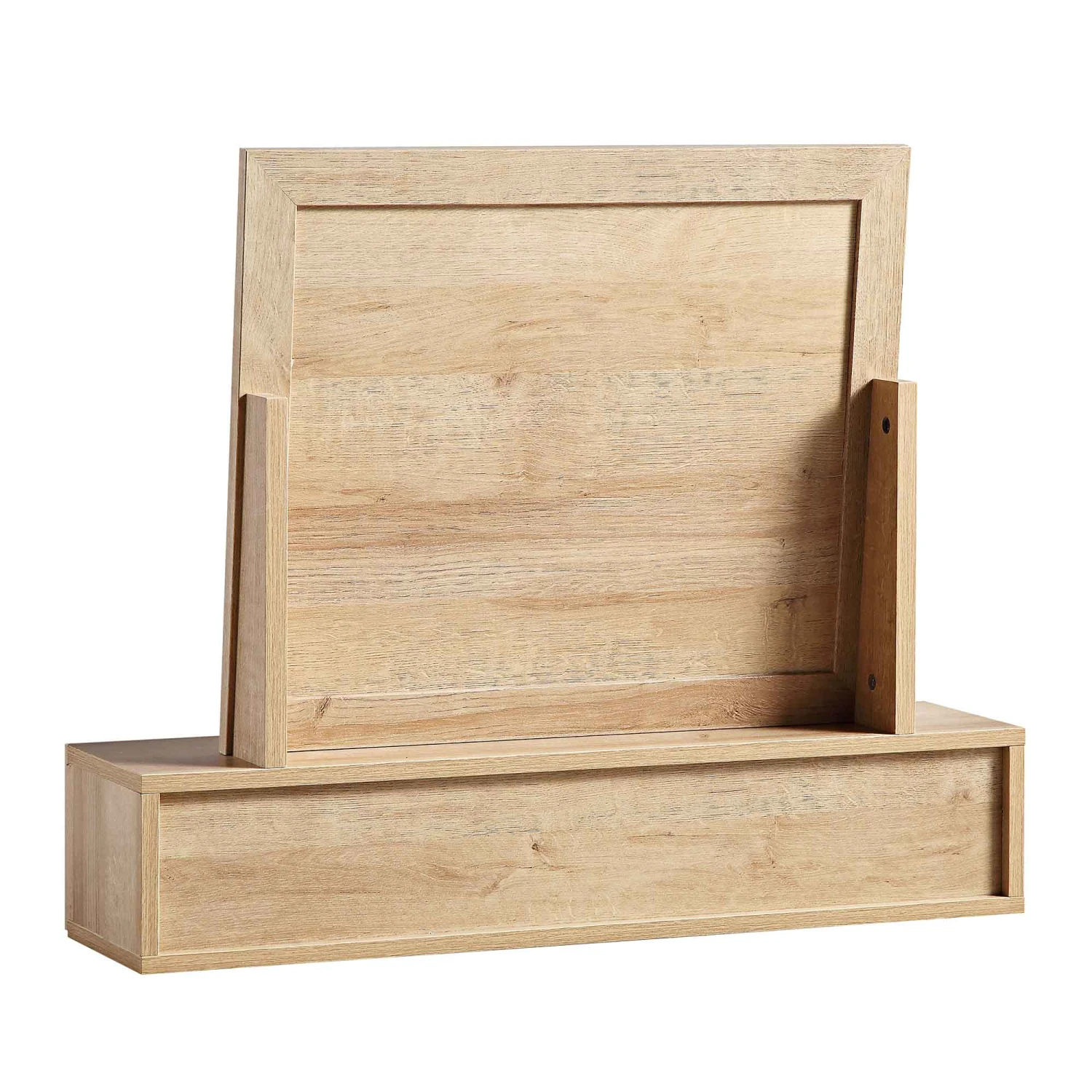 Frances Woven Rattan Vanity Mirror, Natural 9 Frances Woven Rattan Vanity Mirror, Natural - Image 9