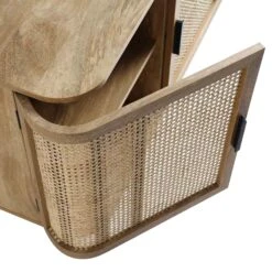 Izzy Curved Rattan Large 3-Door Sideboard, Natural 29 Izzy Curved Rattan Large 3-Door Sideboard, Natural -Daals Store FT SB 03 NAT detail4