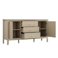 Oakham Wide Sideboard With Drawers, Deep Greige -Daals Store FT SB 04 BEIGE WB4
