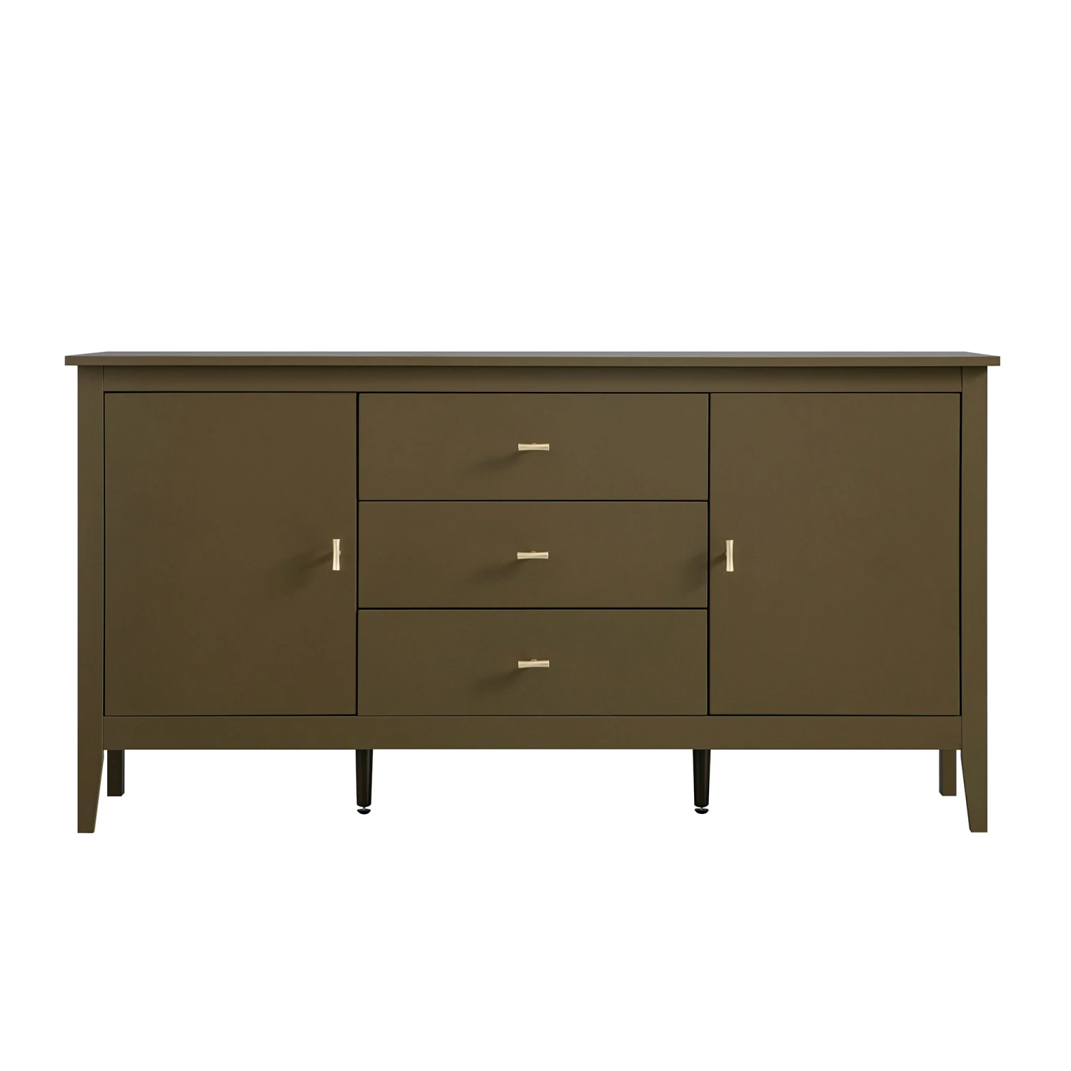Oakham Wide Sideboard With Drawers, Olive Grove 1 Oakham Wide Sideboard With Drawers, Olive Grove