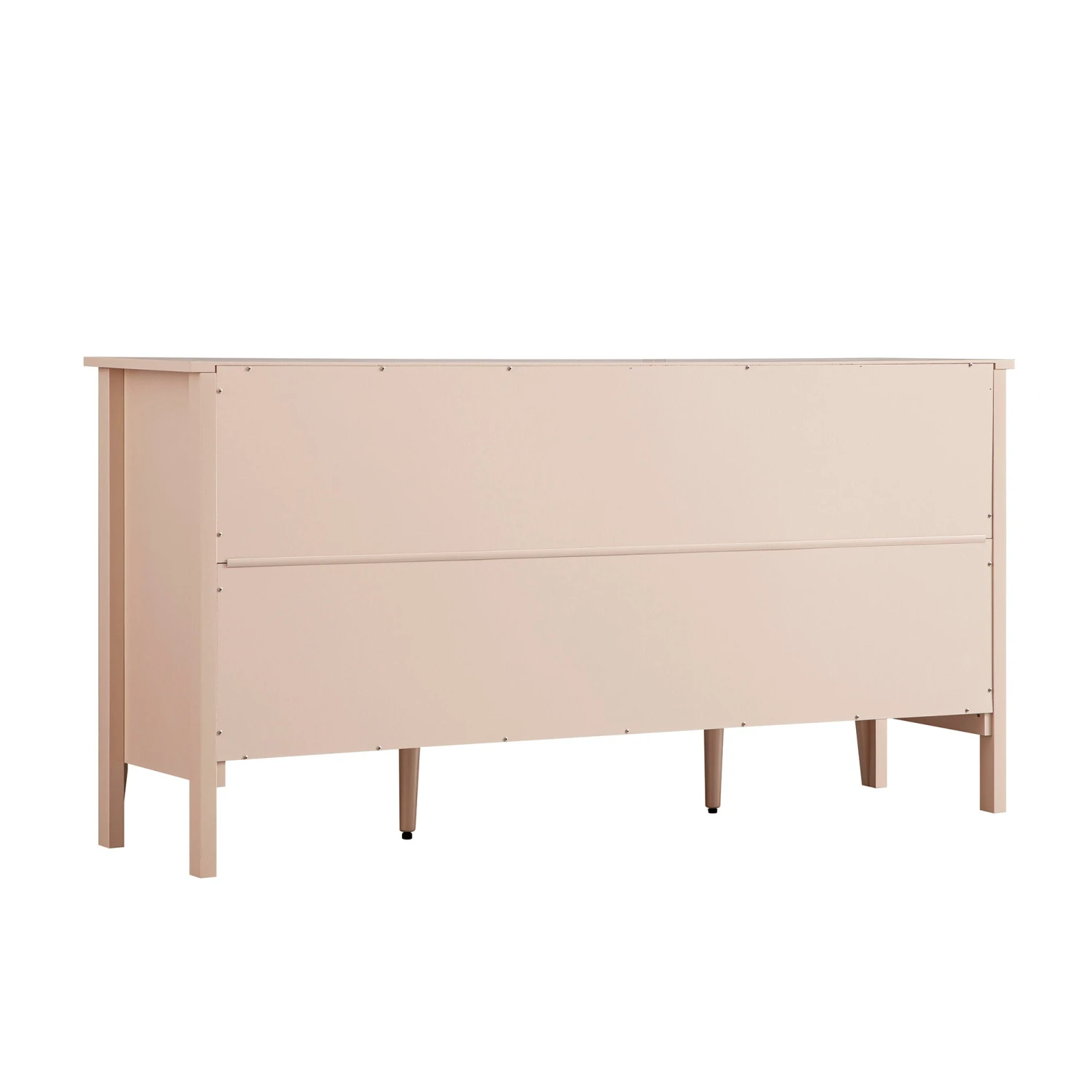 Oakham Wide Sideboard With Drawers, Nude Pink 7 Oakham Wide Sideboard With Drawers, Nude Pink - Image 7