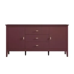 Oakham Wide Sideboard With Drawers, Wild Cherry -Daals Store FT SB 04 PRED WB1