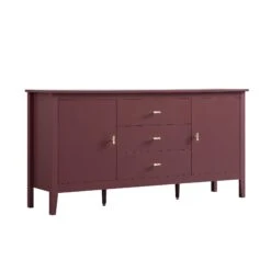 Oakham Wide Sideboard With Drawers, Wild Cherry -Daals Store FT SB 04 PRED WB2
