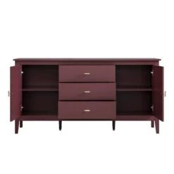 Oakham Wide Sideboard With Drawers, Wild Cherry -Daals Store FT SB 04 PRED WB3