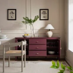 Oakham Wide Sideboard With Drawers, Wild Cherry -Daals Store FT SB 04 PRED scene2