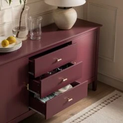 Oakham Wide Sideboard With Drawers, Wild Cherry -Daals Store FT SB 04 PRED scene5