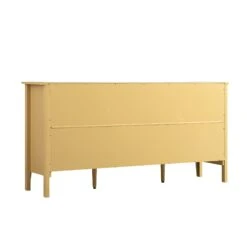 Oakham Wide Sideboard With Drawers, Rattan Yellow -Daals Store FT SB 04 SAFYEL WB6