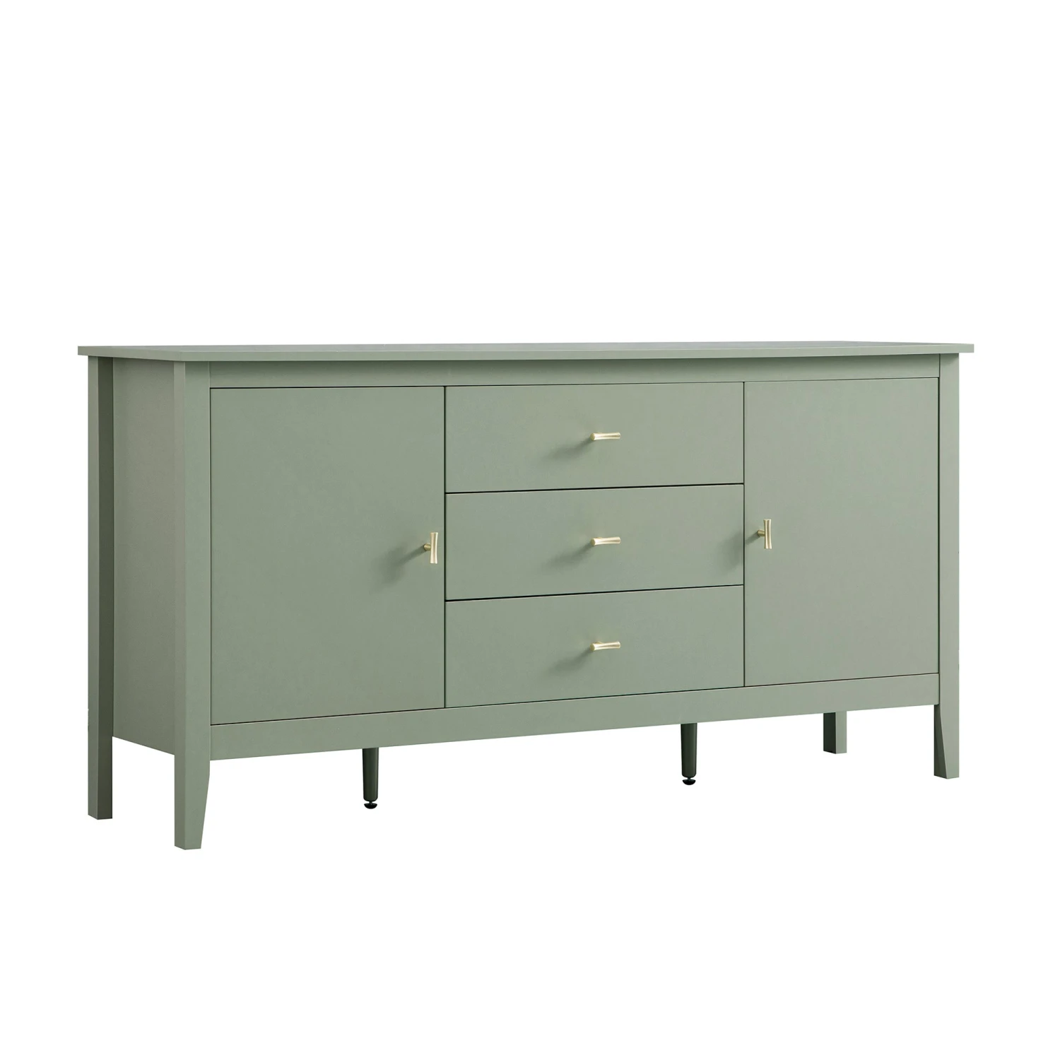 Oakham Wide Sideboard With Drawers, Desert Sage 2 Oakham Wide Sideboard With Drawers, Desert Sage - Image 2