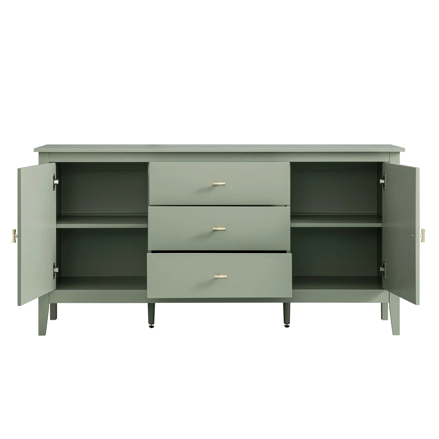 Oakham Wide Sideboard With Drawers, Desert Sage 4 Oakham Wide Sideboard With Drawers, Desert Sage - Image 4