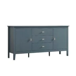 Oakham Wide Sideboard With Drawers, Stormy Blue -Daals Store FT SB 04 STORM WB2