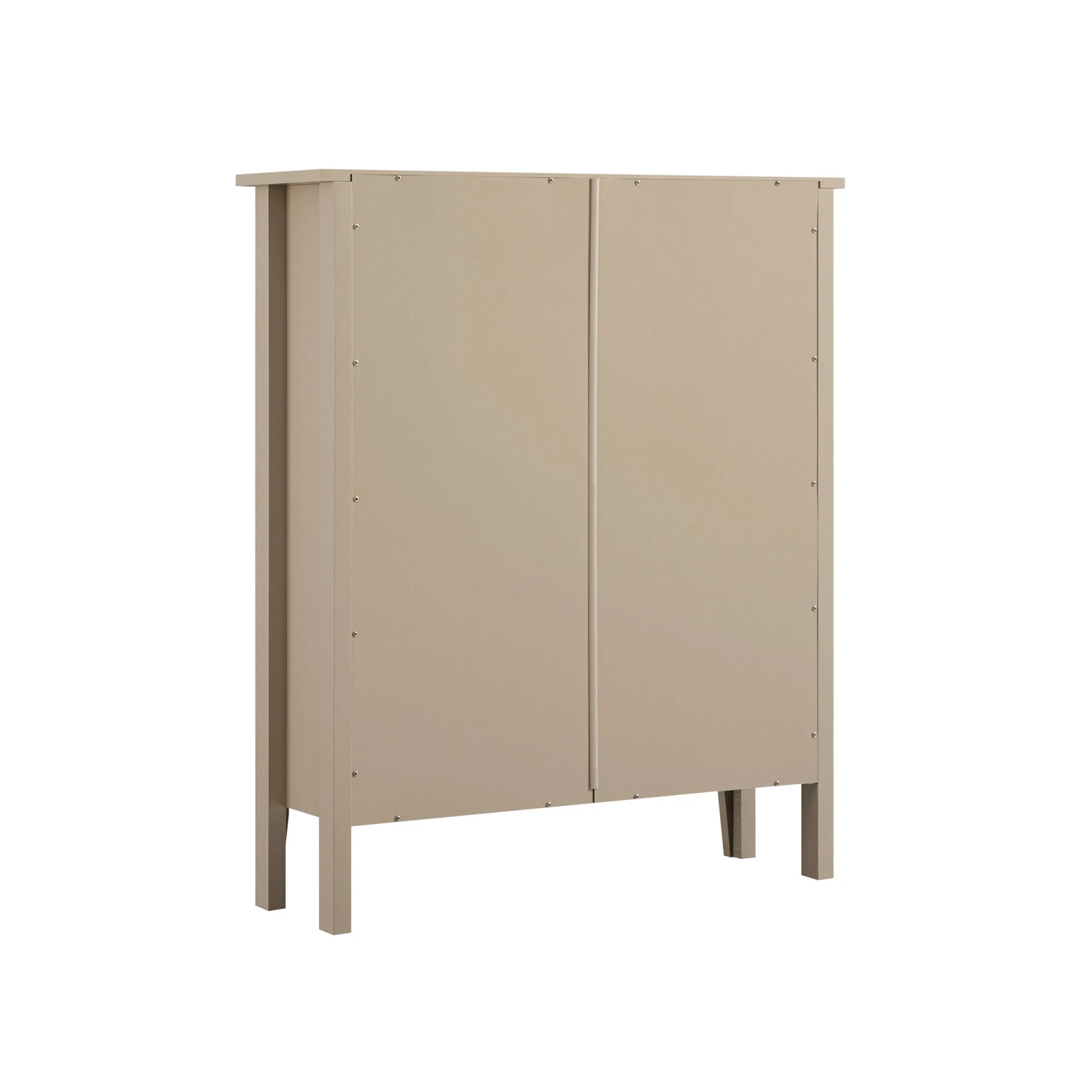 Oakham 2-Tier Shoe Cabinet, Deep Greige 6 Oakham 2-Tier Shoe Cabinet, Deep Greige - Image 6