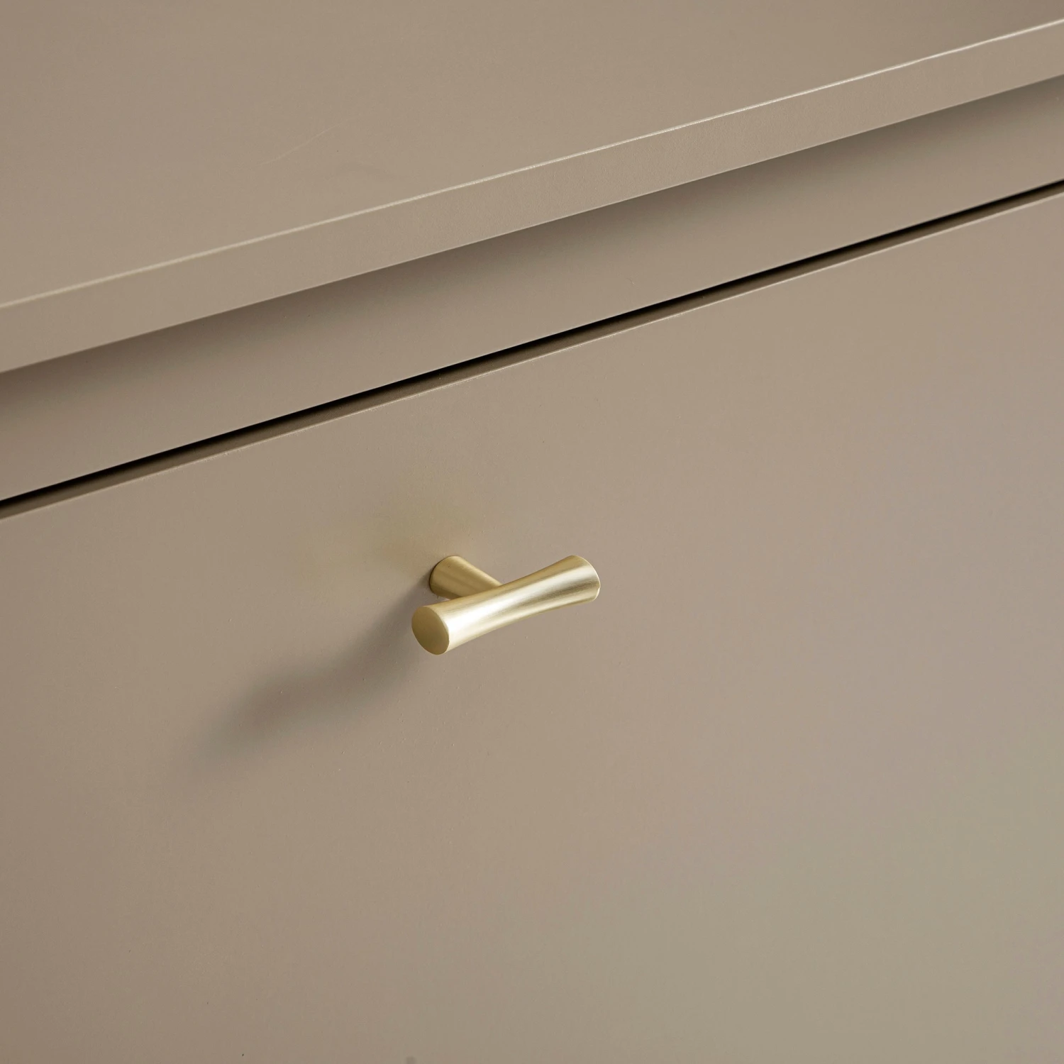 Oakham 2-Tier Shoe Cabinet, Deep Greige 9 Oakham 2-Tier Shoe Cabinet, Deep Greige - Image 9