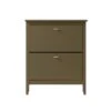 Oakham 2-Tier Shoe Cabinet, Olive Grove -Daals Store FT SHC 02 DOLIVE WB1