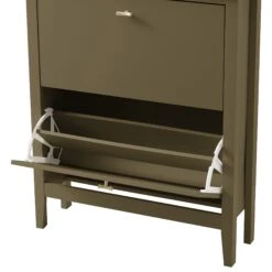 Oakham 2-Tier Shoe Cabinet, Olive Grove -Daals Store FT SHC 02 DOLIVE detail1