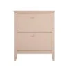 Oakham 2-Tier Shoe Cabinet, Nude Pink -Daals Store FT SHC 02 NUDE WB1