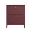 Oakham 2-Tier Shoe Cabinet, Wild Cherry -Daals Store FT SHC 02 PRED WB1