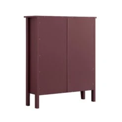 Oakham 2-Tier Shoe Cabinet, Wild Cherry -Daals Store FT SHC 02 PRED WB5