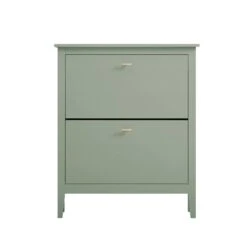 Oakham 2-Tier Shoe Cabinet, Desert Sage