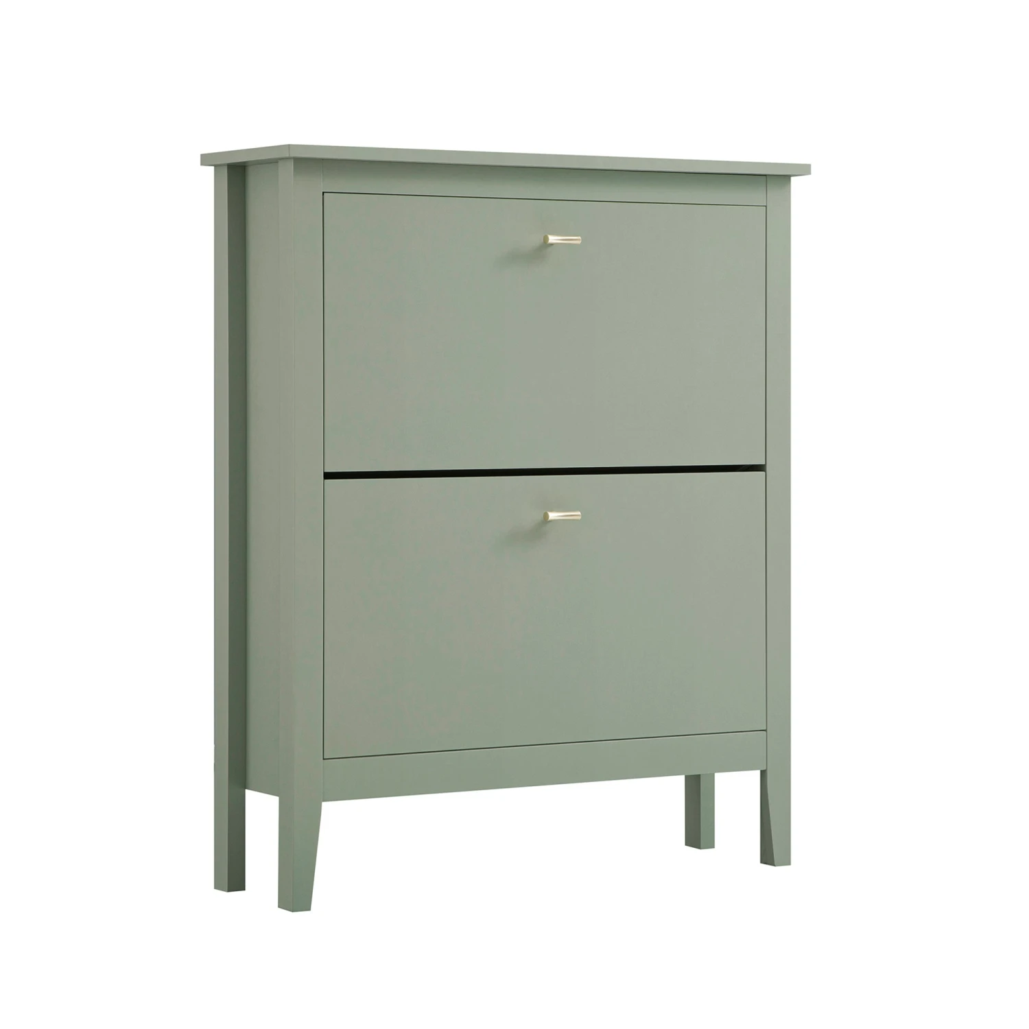 Oakham 2-Tier Shoe Cabinet, Desert Sage 2 Oakham 2-Tier Shoe Cabinet, Desert Sage - Image 2