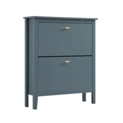 Oakham 2-Tier Shoe Cabinet, Stormy Blue 22 Oakham 2-Tier Shoe Cabinet, Stormy Blue -Daals Store FT SHC 02 STORM WB2