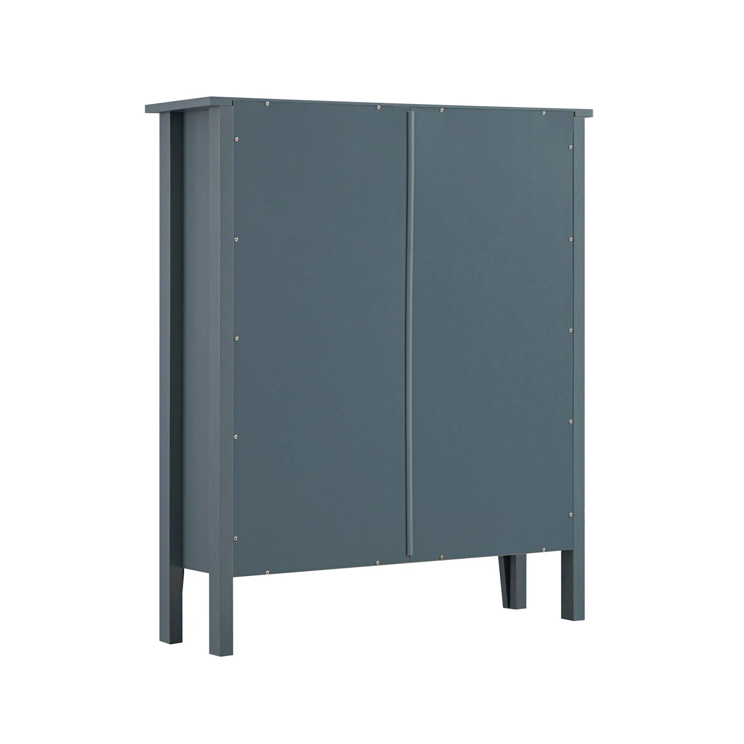 Oakham 2-Tier Shoe Cabinet, Stormy Blue 12 Oakham 2-Tier Shoe Cabinet, Stormy Blue - Image 12