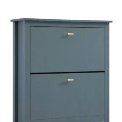 Oakham 2-Tier Shoe Cabinet, Stormy Blue 28 Oakham 2-Tier Shoe Cabinet, Stormy Blue -Daals Store FT SHC 02 STORM detail2