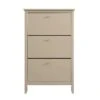 Oakham 3-Tier Shoe Cabinet, Deep Greige 19 Oakham 3-Tier Shoe Cabinet, Deep Greige -Daals Store FT SHC 03 BEIGE WB1