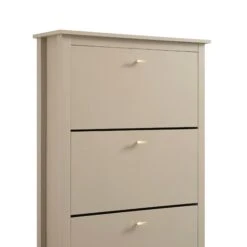 Oakham 3-Tier Shoe Cabinet, Deep Greige -Daals Store FT SHC 03 BEIGE detail1