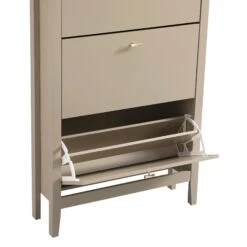 Oakham 3-Tier Shoe Cabinet, Deep Greige -Daals Store FT SHC 03 BEIGE detail2