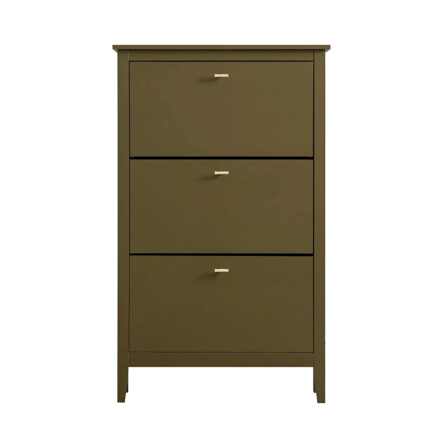 Oakham 3-Tier Shoe Cabinet, Olive Grove 1 Oakham 3-Tier Shoe Cabinet, Olive Grove