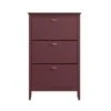 Oakham 3-Tier Shoe Cabinet, Wild Cherry -Daals Store FT SHC 03 PRED WB1