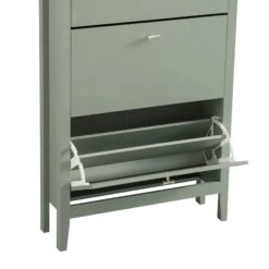 Oakham 3-Tier Shoe Cabinet, Desert Sage -Daals Store FT SHC 03 SAGE detail1