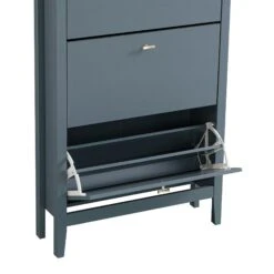 Oakham 3-Tier Shoe Cabinet, Stormy Blue -Daals Store FT SHC 03 STORM detail1