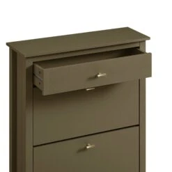 Oakham 2-Tier Shoe Cabinet With Top Drawer, Olive Grove -Daals Store FT SHC 04 DOLIVE detail1