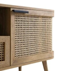 Izzy Curved Rattan 150cm TV Unit, Natural 26 Izzy Curved Rattan 150cm TV Unit, Natural -Daals Store FT TV 03 NAT detail1