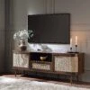 Izzy Curved Rattan 150cm TV Unit, Walnut 26 Izzy Curved Rattan 150cm TV Unit, Walnut -Daals Store FT TV 03 WALN main
