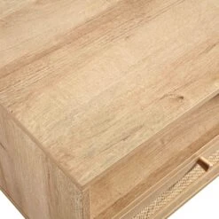 Frances Woven Rattan 160cm 3-Drawer TV Unit, Natural -Daals Store FT TV 05 NAT detail3