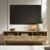 Frances Woven Rattan 160cm 3-Drawer TV Unit, Natural 30 Frances Woven Rattan 160cm 3-Drawer TV Unit, Natural -Daals Store FT TV 05 NAT main