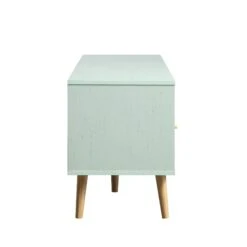 Frances Woven Rattan 160cm 3-Drawer TV Unit, Mint -Daals Store FT TV 05 SAGE WB5