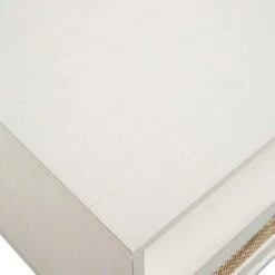 Frances 160cm Woven Rattan 3-Drawer TV Unit in Washed White – Scandi Style Media Console -Daals Store FT TV 05 WHITE detail3