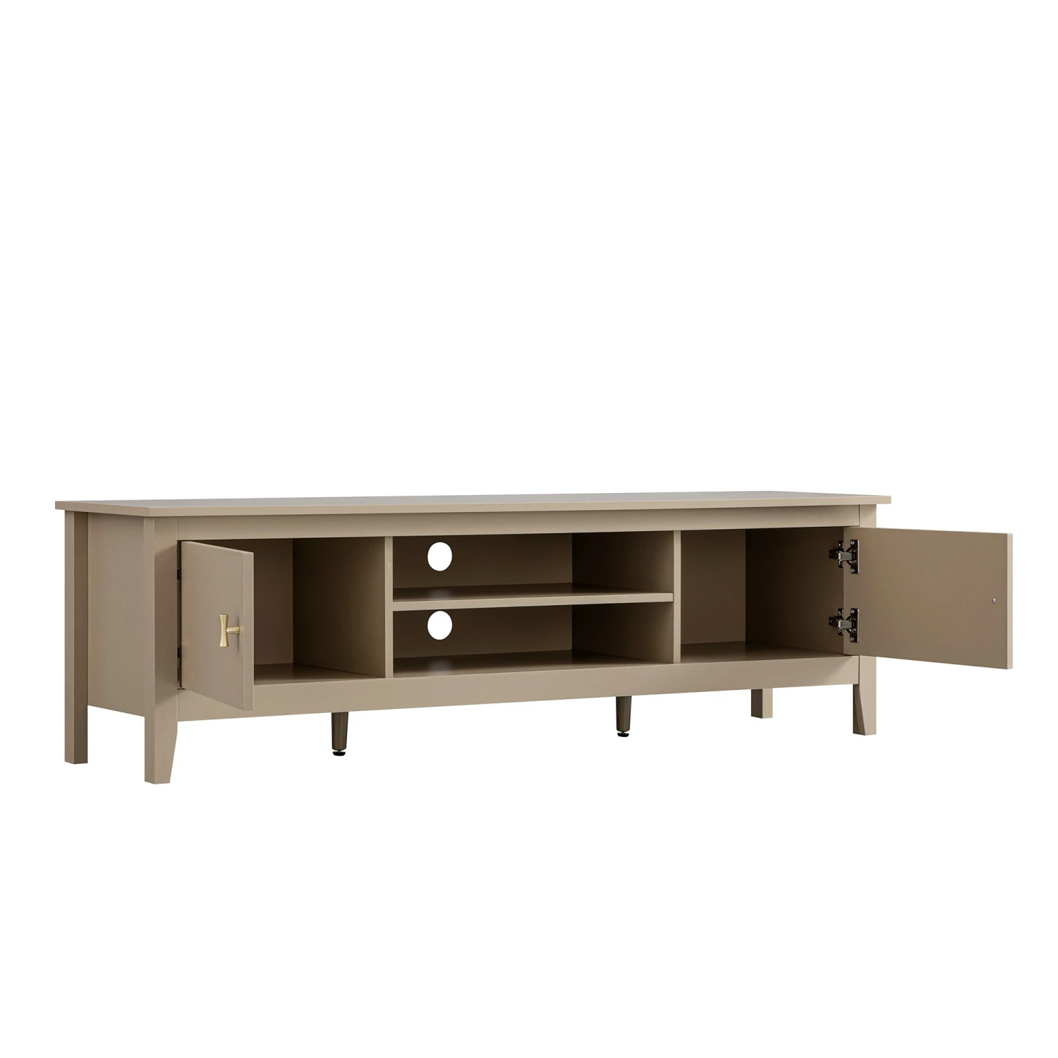 Oakham 150cm TV Unit, Deep Greige 6 Oakham 150cm TV Unit, Deep Greige - Image 6